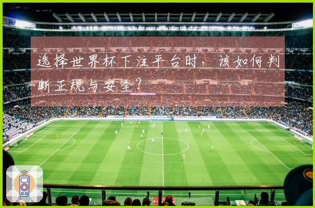 选择世界杯下注平台时，该如何判断正规与安全？